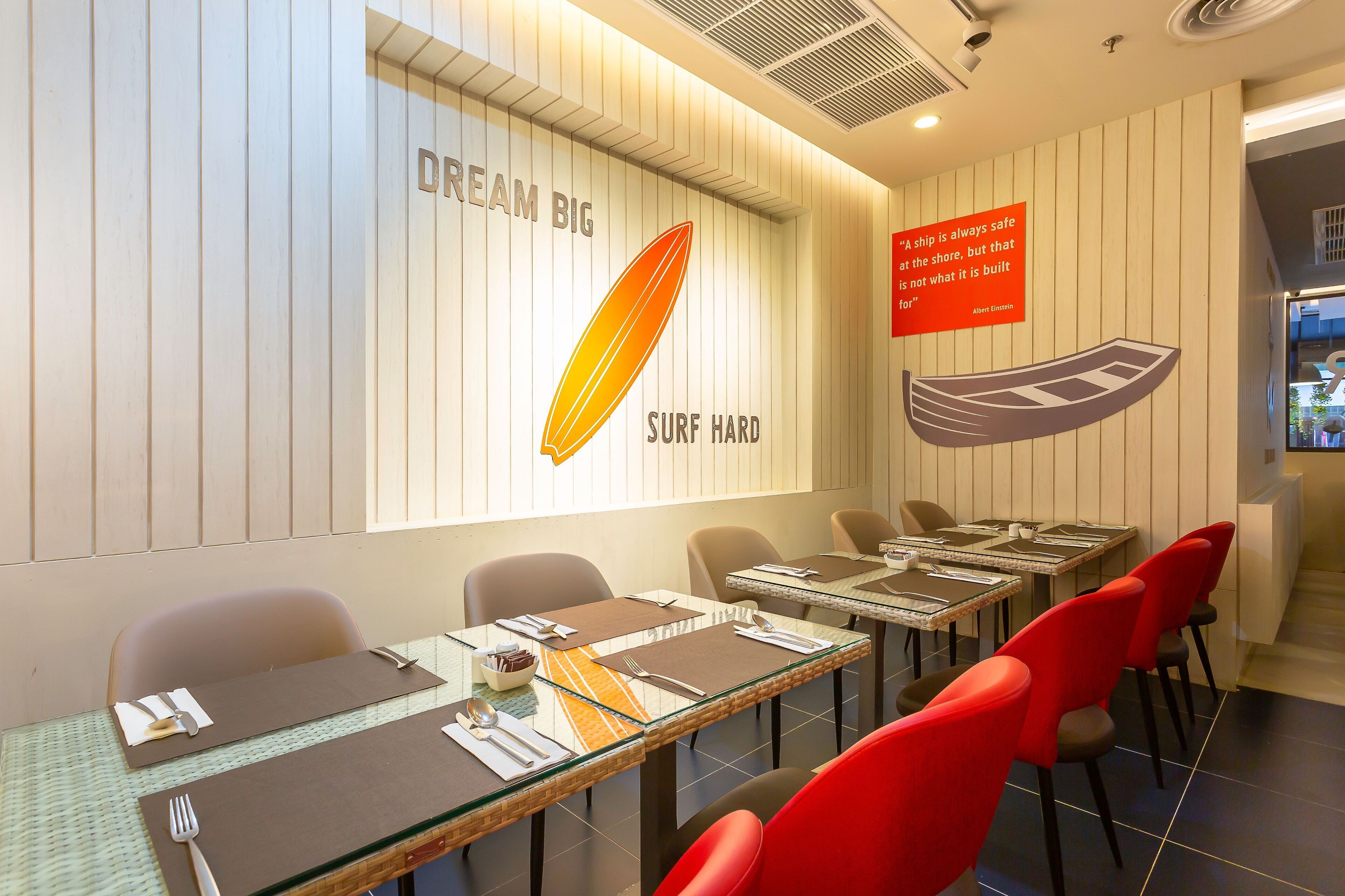 breakfast, lunch, dinner served; local and international cuisine