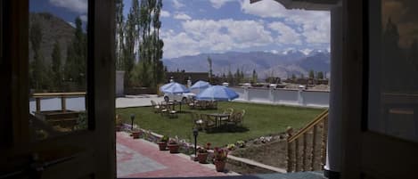 Vue depuis l’hébergement