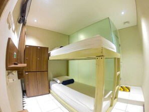 1 Bed in 2 Beds Shared Dormitory, Private Bathroom | Système d’insonorisation, accès au Wi-Fi (inclus)