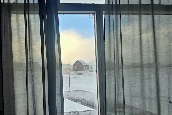 Blick von der Unterkunft