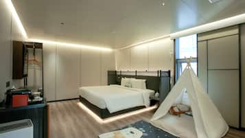 Chambre Premium (Kids) | Literie de qualité supérieure, bureau, Wi-Fi gratuit, draps fournis