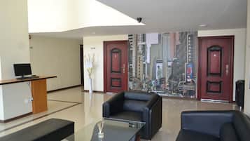 Zona de estar del vestíbulo