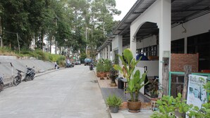 Façana frontal de l'allotjament