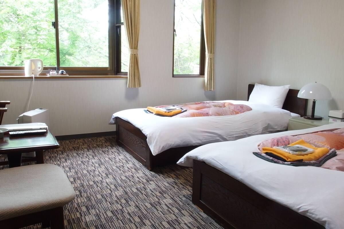雙床房, 吸煙房, 共用浴室 (Room Only) | 房內夾萬、免費 Wi-Fi