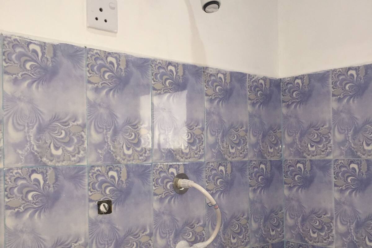 Chambre Standard, vue ville | Douche de la salle de bain