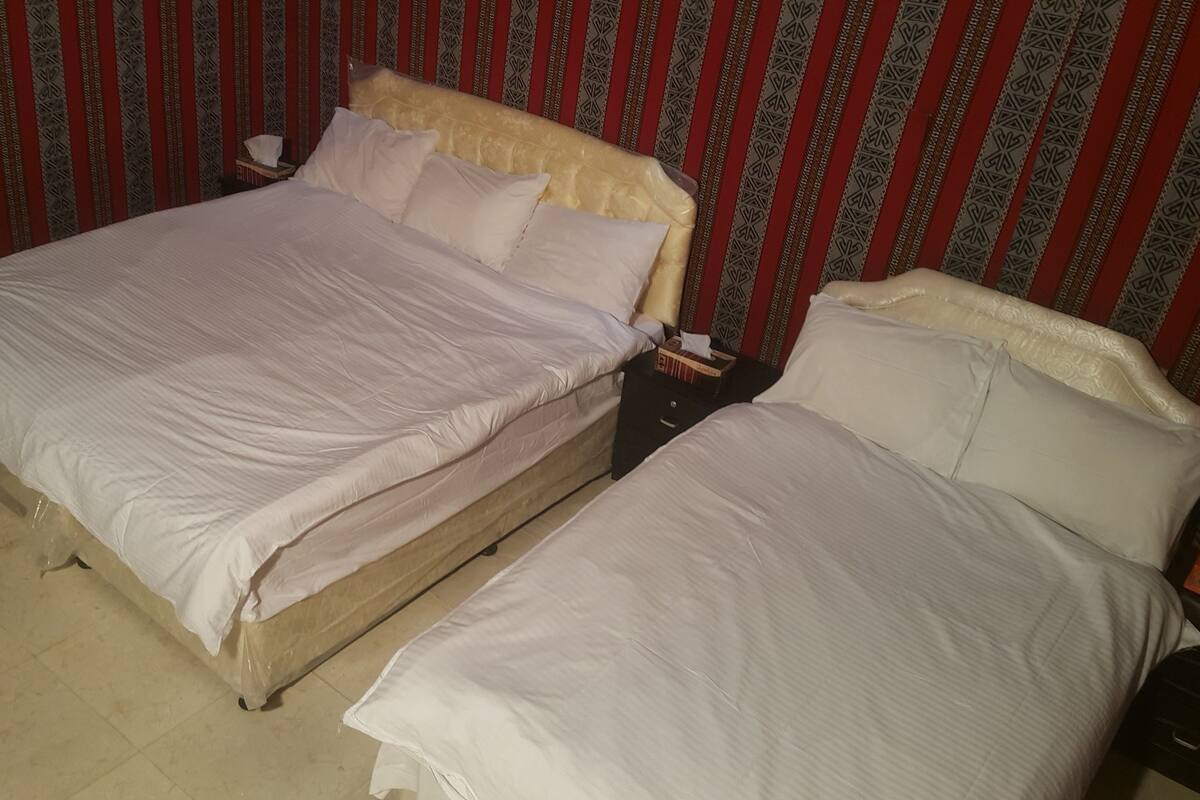 Premium bedding, memory foam beds, in-room safe, blackout drapes