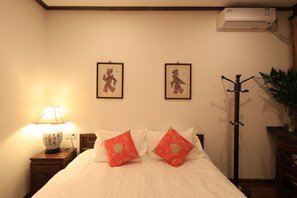 Kahden hengen huone | Työpöytä, pimennysverhot, ilmainen Wi-Fi