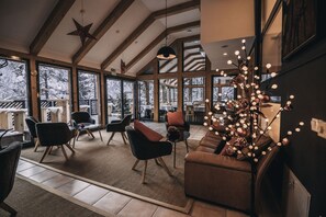 Sala de estar en el lobby