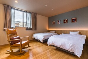 Familienhaus, 1 Schlafzimmer, Nichtraucher, Gartenblick (Koyomi) | 2 Schlafzimmer, kostenloses WLAN, Bettwäsche