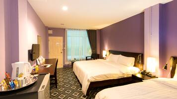 Free minibar items, free WiFi