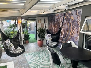 Studio Exclusif, 1 chambre, patio, vue jardin | Terrasse/Patio