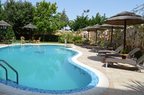 Junior Double Room, Pool View | View from room - Semiramide Palace Hotel (Castellana Grotte)