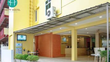 Majoituspaikan julkisivu