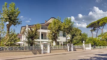 Majoituspaikan julkisivu