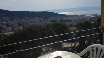 Panoramic Double or Twin Room, Sea View | Balcony view