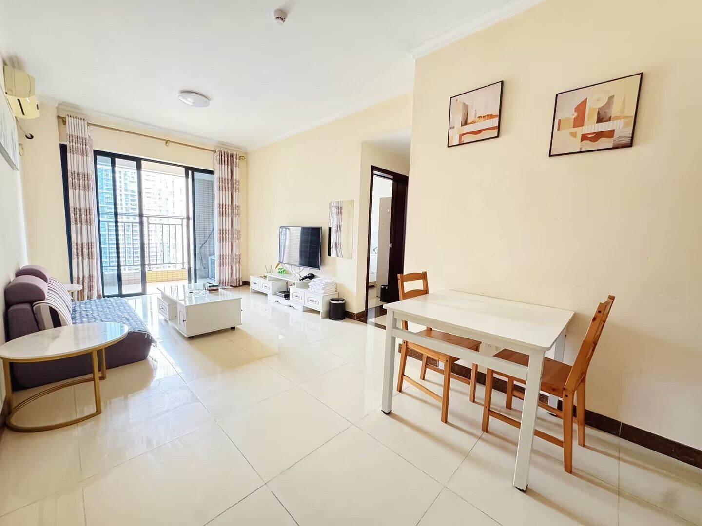 Suite, 2 Bedrooms | Living area | LCD TV