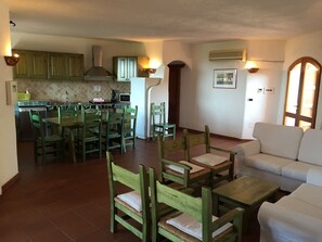 Villa, 3 chambres, vue mer | Salle de séjour