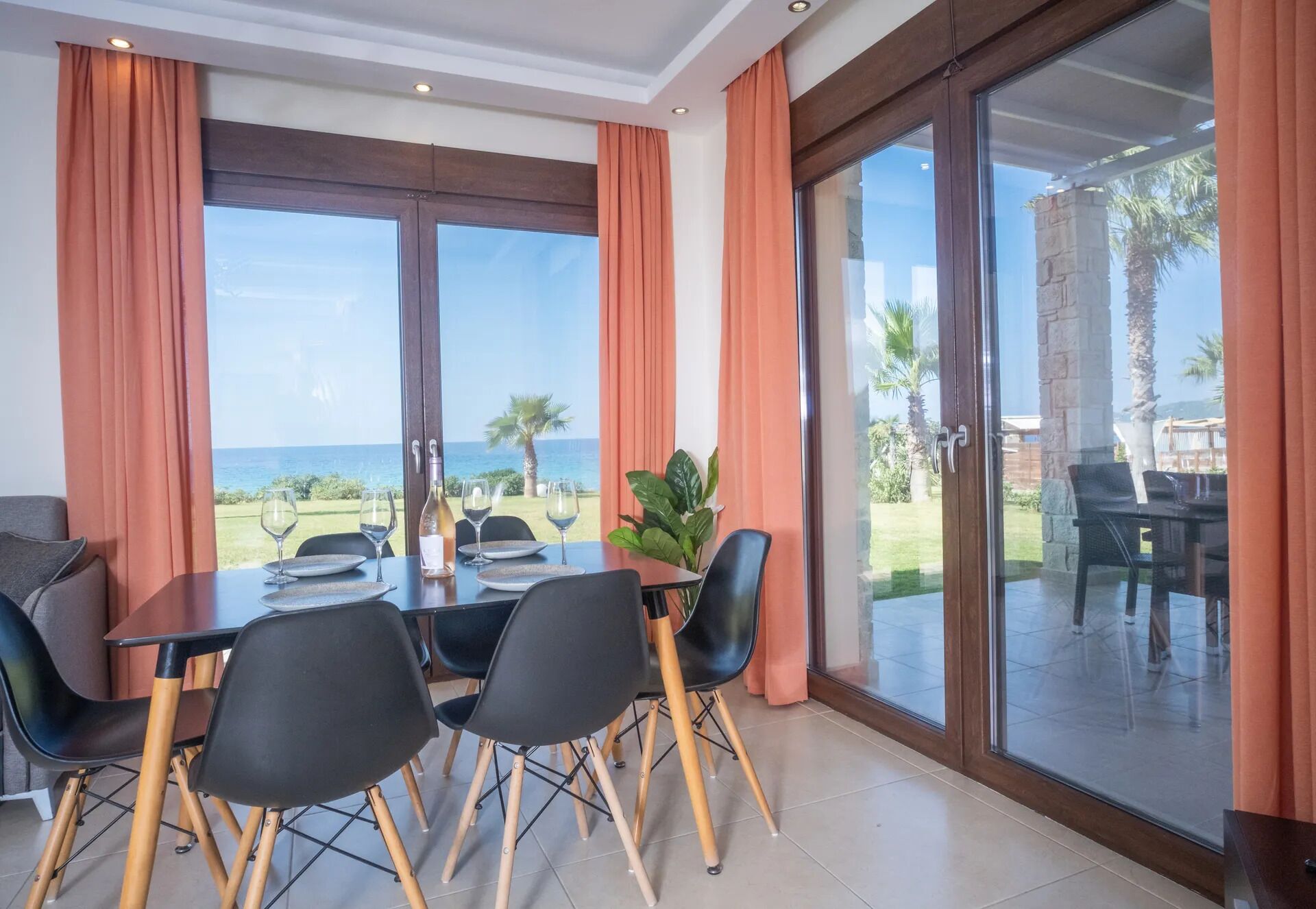 Family Suite 2-Bedroom Sea View Ground Floor | Living area | LCD TV