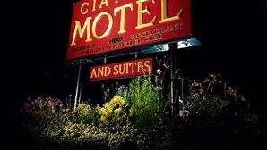 A motel sign with the name "CIANCI'S MOTEL" and mentions "HBO" and "www.ciancismotel.com". - Cianci's Motel and Suites (Greenville)