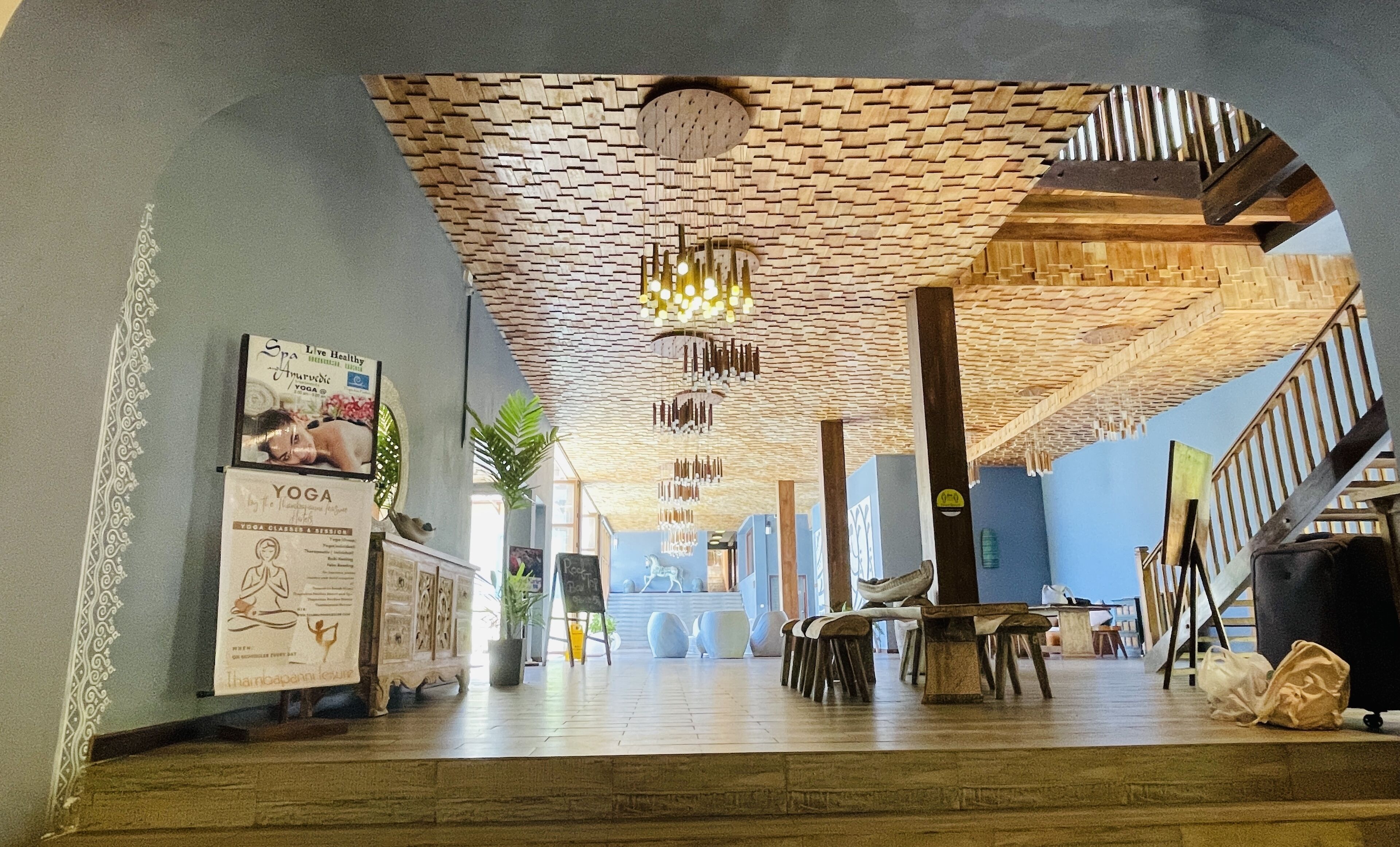 Sala de estar en el lobby