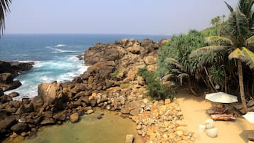 Private beach