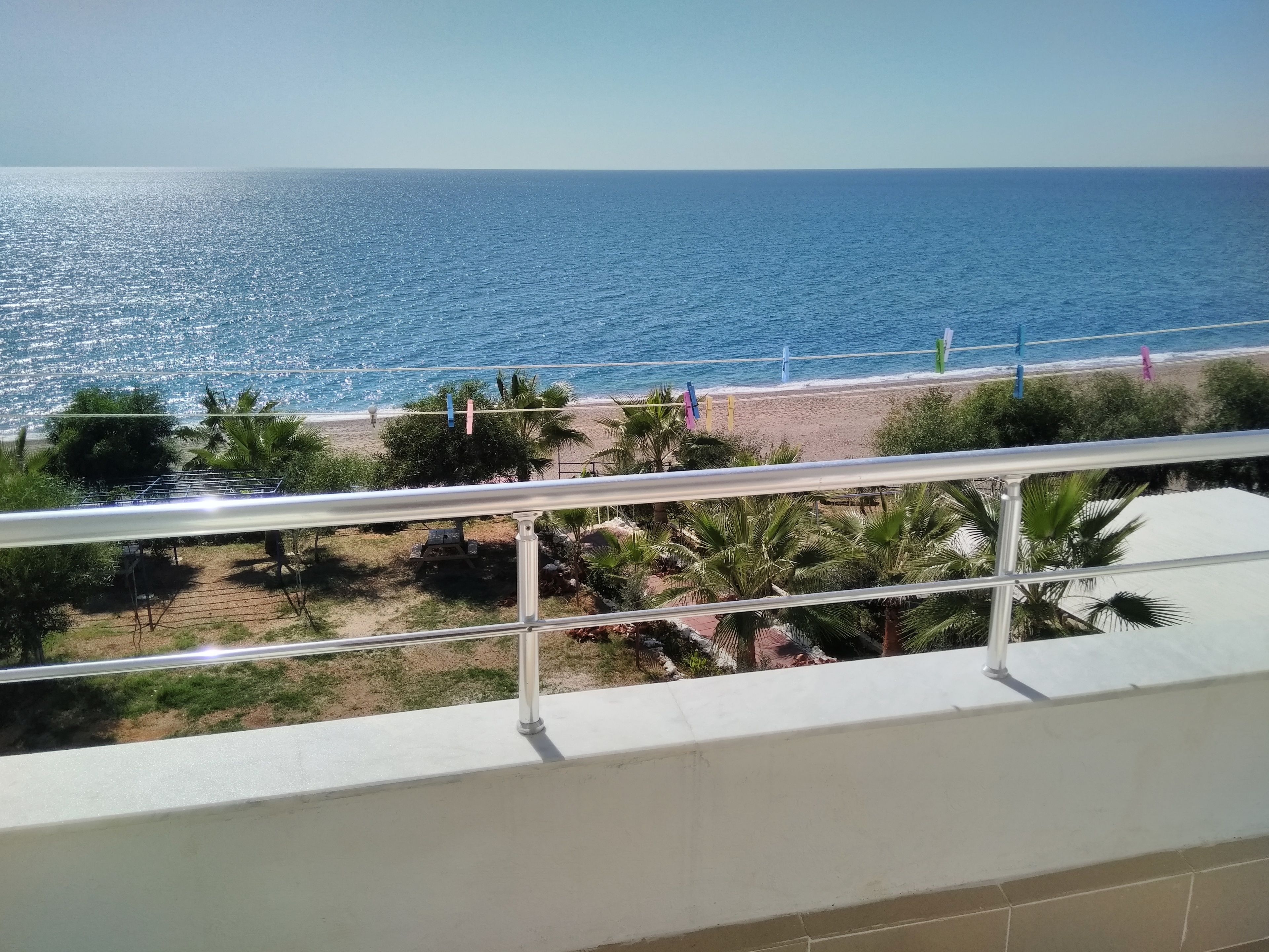 Blick von der Unterkunft