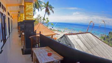 Blick von der Unterkunft