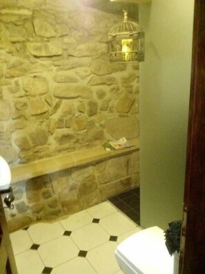 Apartment, 2 Bedrooms (Leonardo) | Bathroom | Shower, free toiletries, towels - Penzion NOSTALGIE 1876 (Chribska)