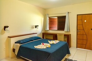 Basic Double Room | Premium bedding, minibar, blackout drapes, iron/ironing board