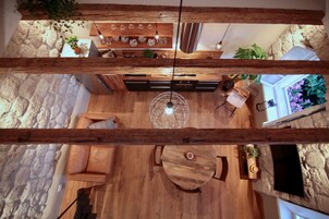 Standard Duplex, 2 Bedrooms, Sea View | Private kitchenette | Fridge, stovetop, dishwasher, coffee/tea maker