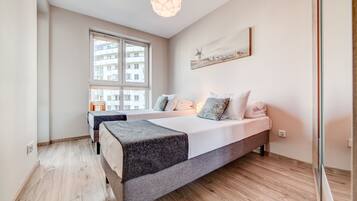 Comfort appartement, 1 slaapkamer, toegankelijk voor mindervaliden, uitzicht op de binnenplaats | 1 slaapkamer, luxe beddengoed, een strijkplank/strijkijzer, gratis wifi