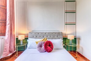 Classic dubbelrum - 1 queensize-säng (External bathroom) | Sängtillbehör av högsta kvalitet, skrivbord, barnsängar och gratis wi-fi