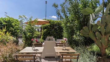 Blick auf den Garten