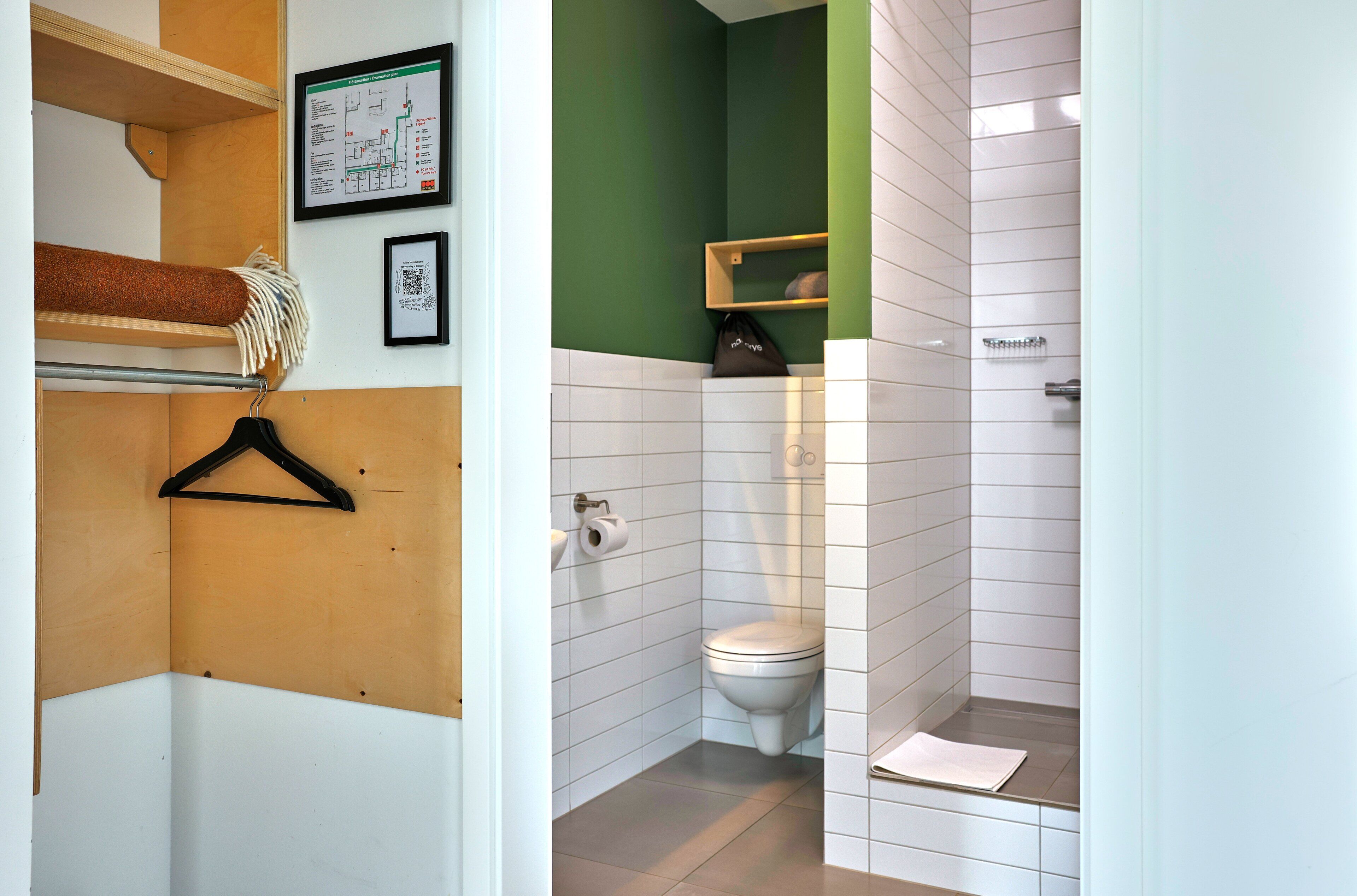 standard double or twin room, private bathroom | bathroom | shower, eco-friendly toiletries, hair dryer, towels