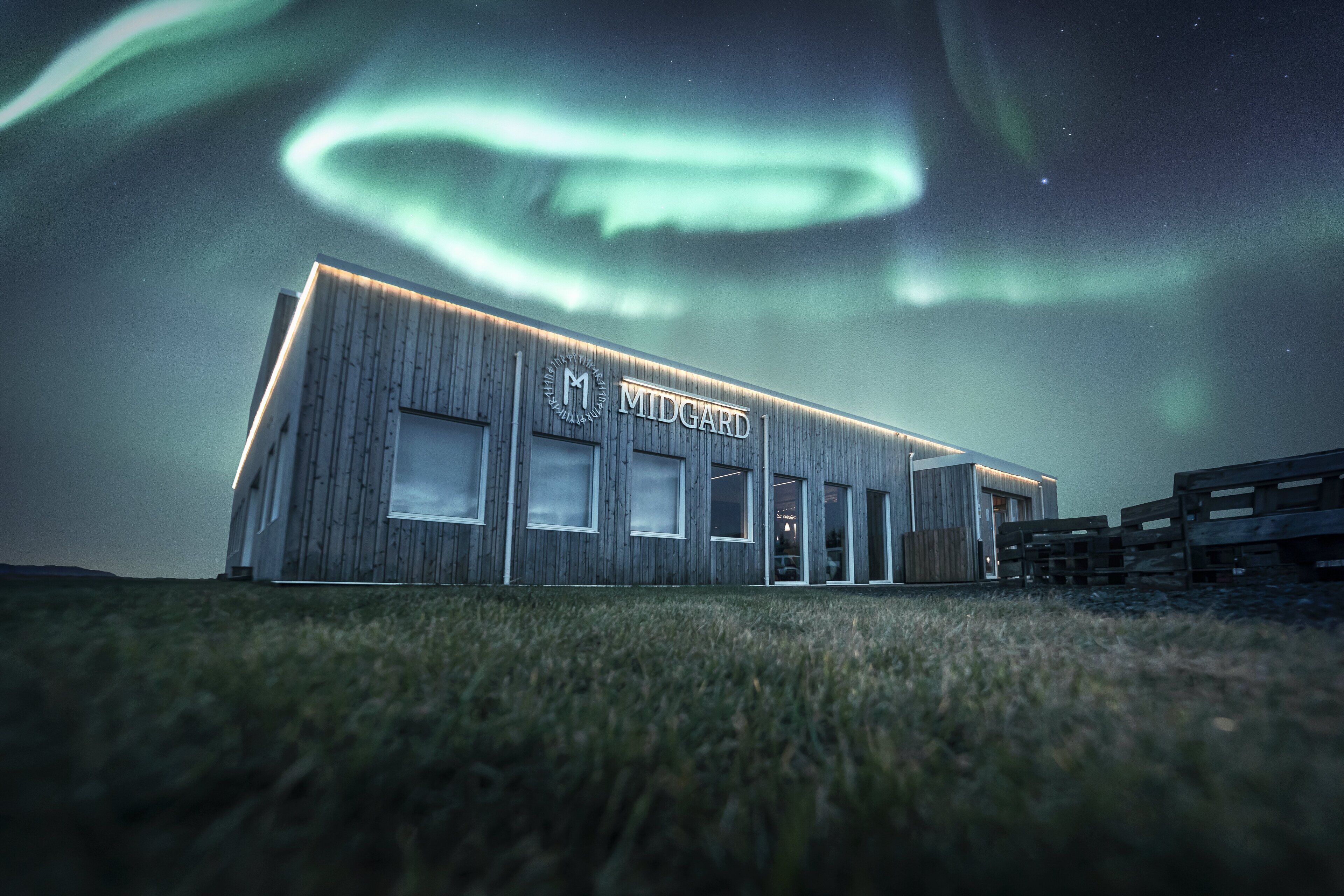 Front of property - evening/night