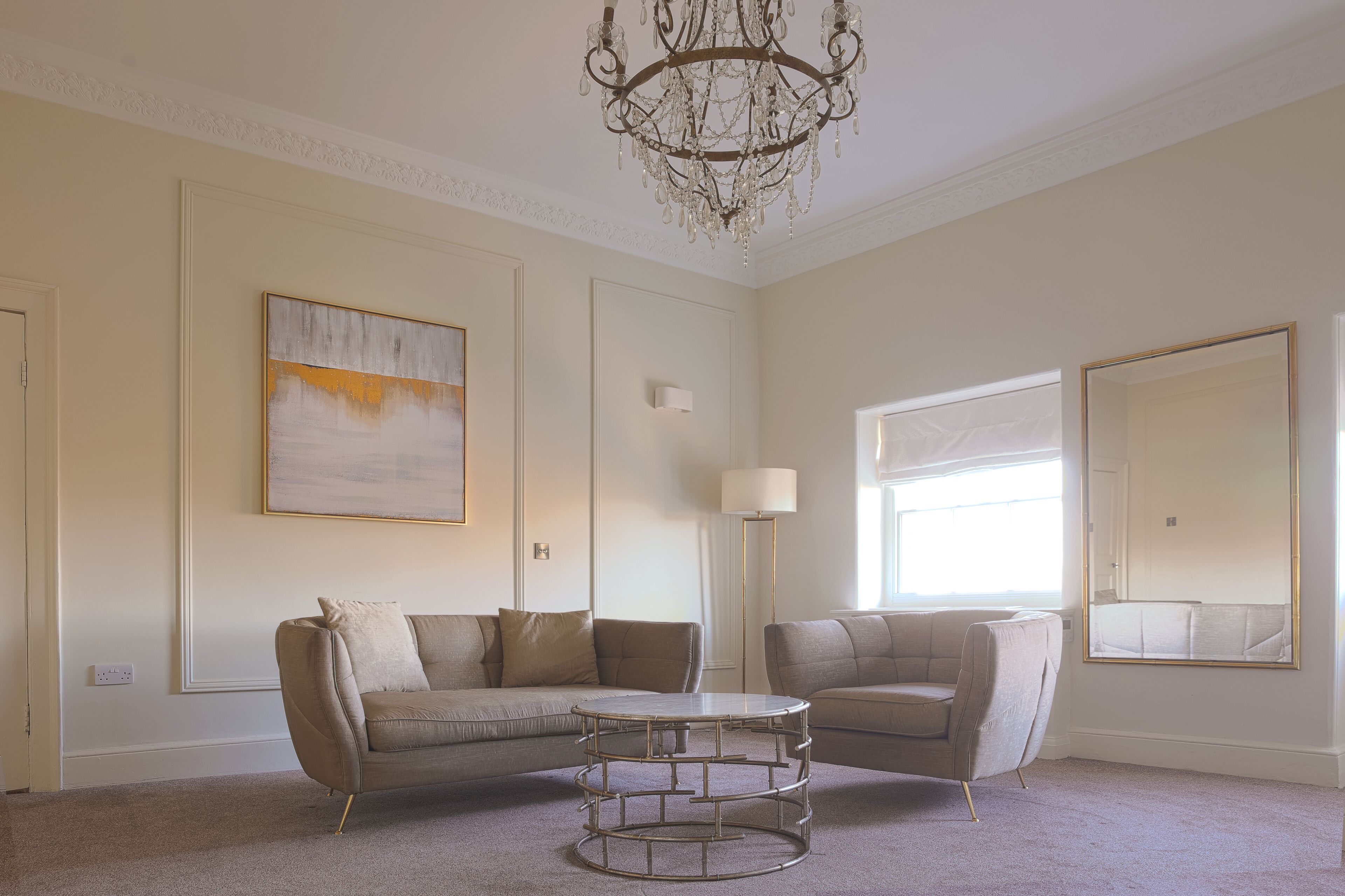 deluxe suite | premium bedding, memory-foam beds, desk, iron/ironing board