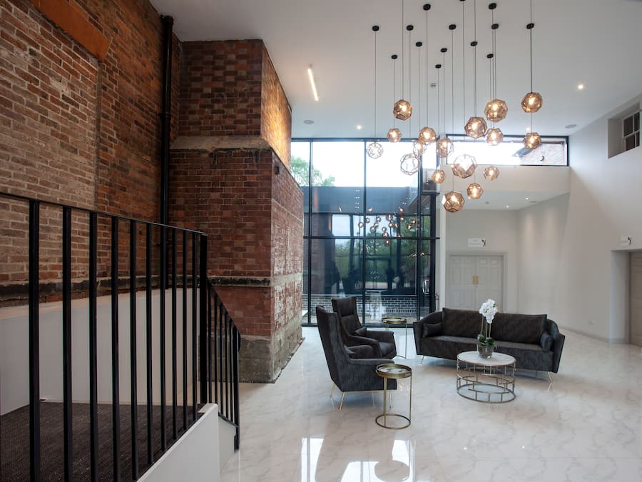 Sitzecke in der Lobby