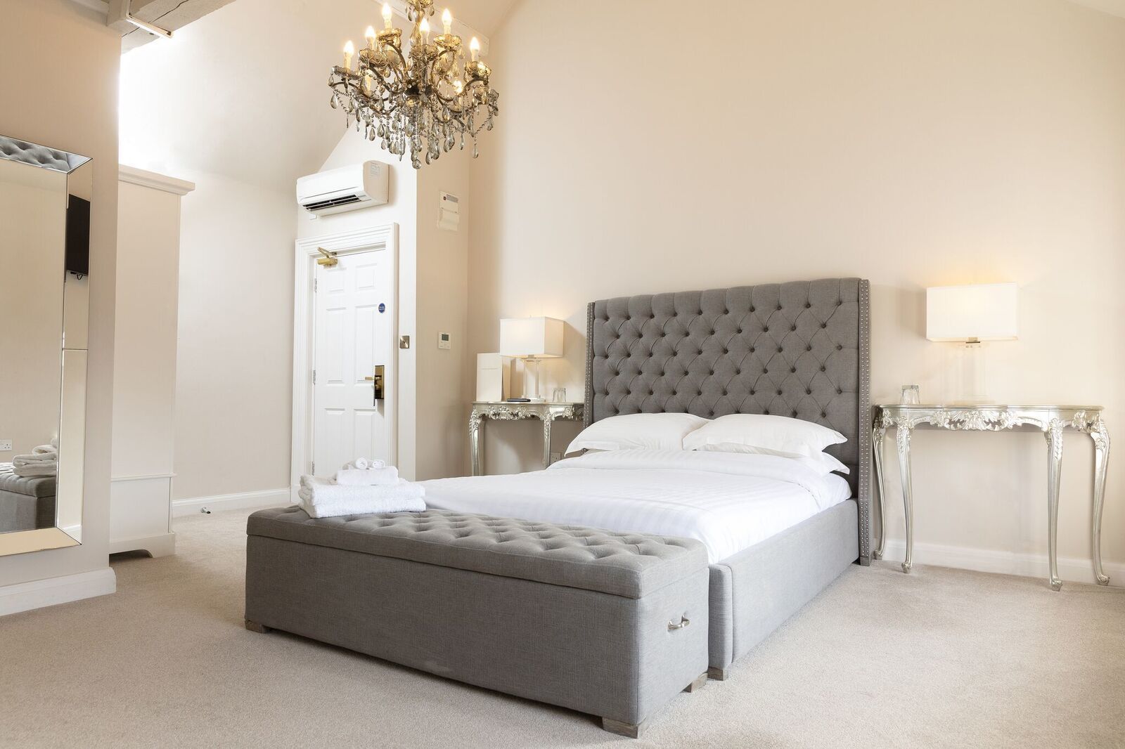 deluxe double room | premium bedding, memory-foam beds, desk, iron/ironing board