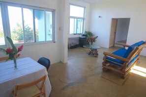 Basic Villa, 2 Bedrooms, Kitchen, Ocean View | Living area | Plasma TV