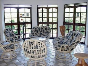 Lobby sitting area