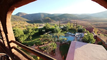 Vue depuis lâhĂ©bergement