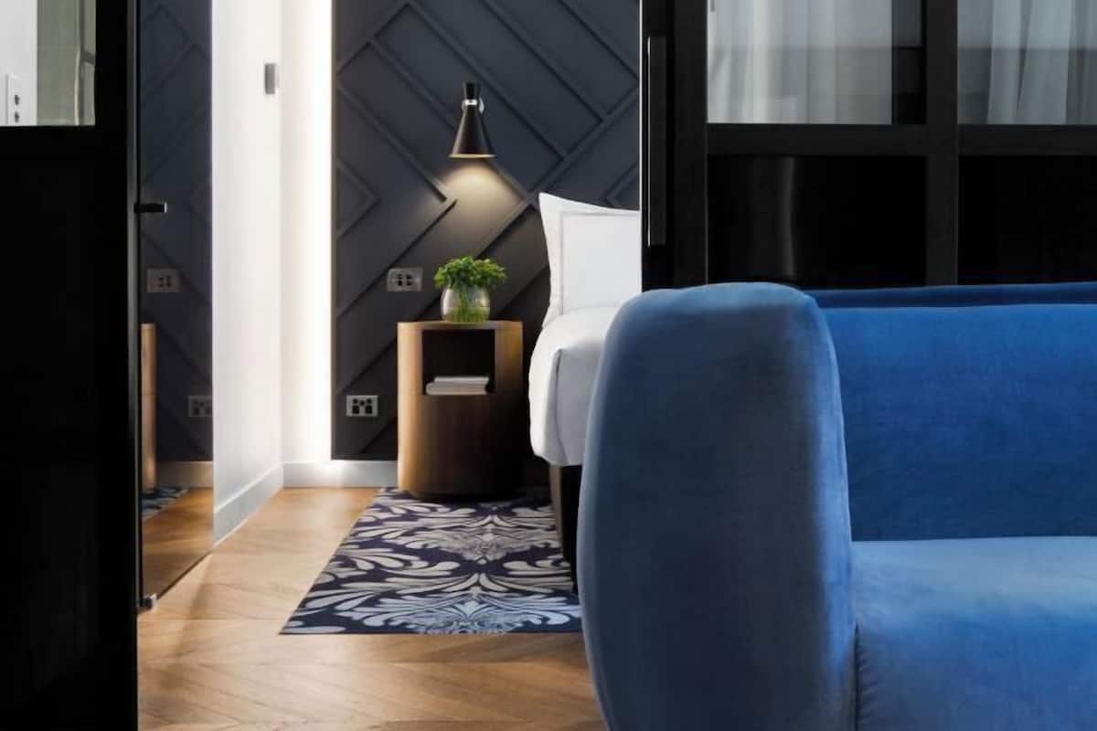 1 chambre, literie de qualité supérieure, couette en duvet d'oie