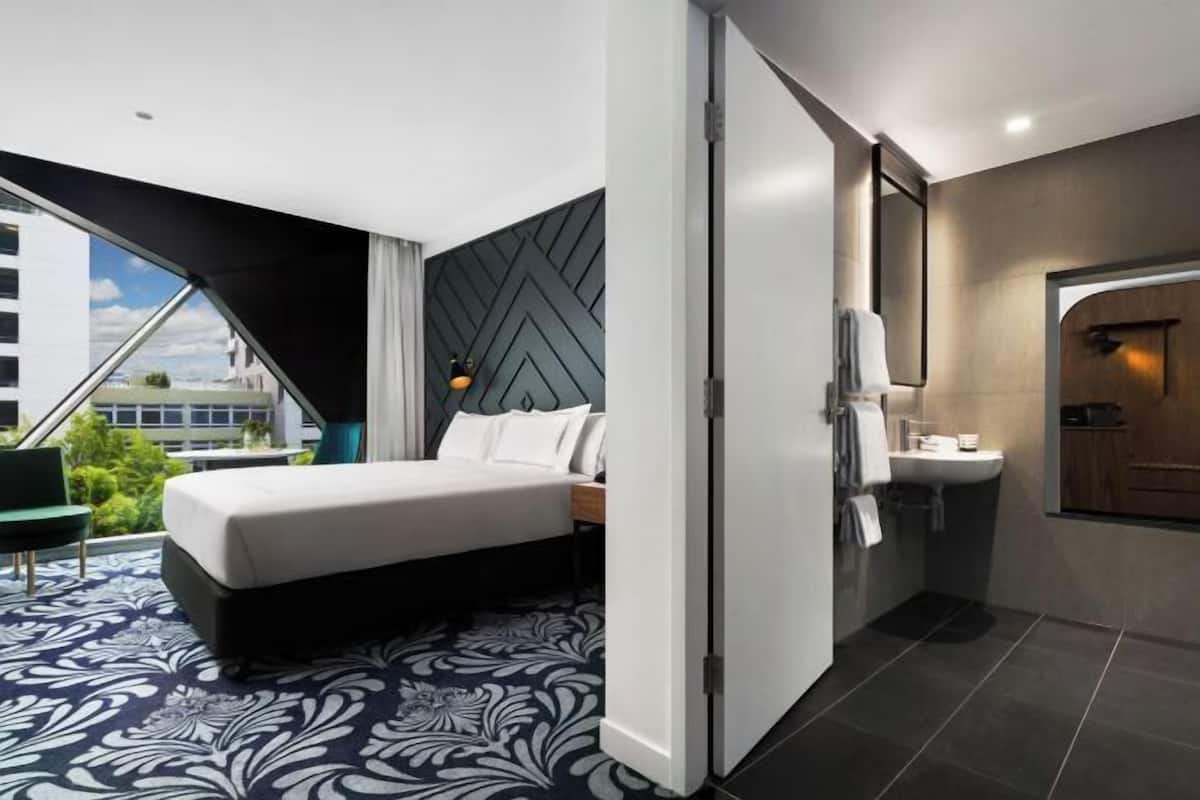 1 chambre, literie de qualité supérieure, couette en duvet d'oie