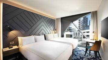 1 bedroom, premium bedding, down comforters, in-room safe