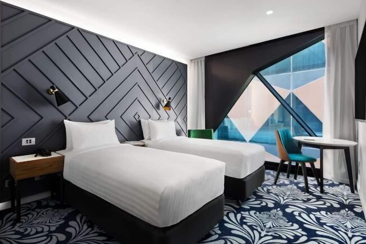 1 chambre, literie de qualité supérieure, couette en duvet d'oie