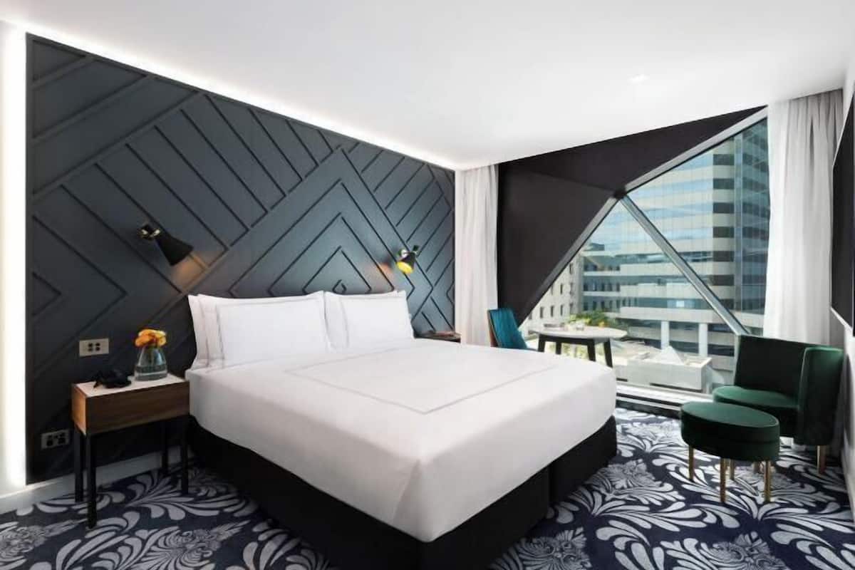 1 chambre, literie de qualité supérieure, couette en duvet d'oie