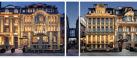 Front of property – evening/night