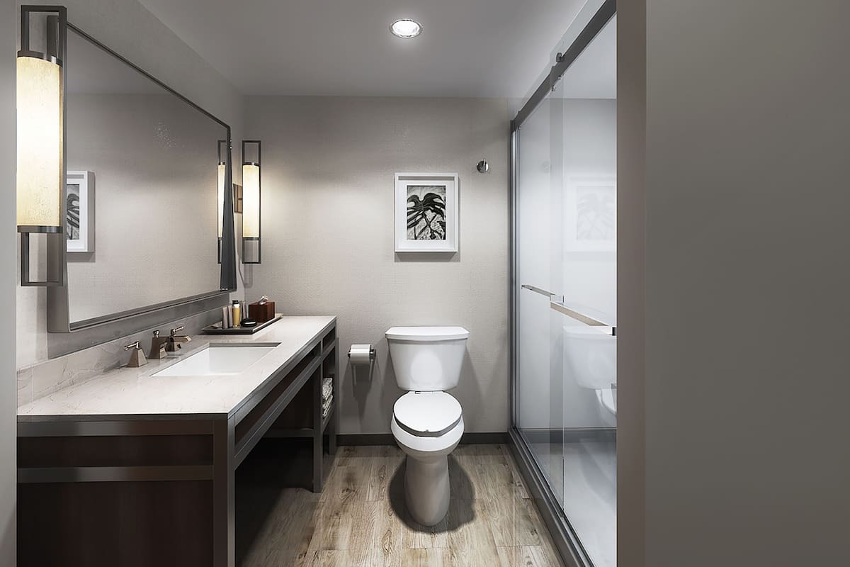 free toiletries, hair dryer, towels, soap