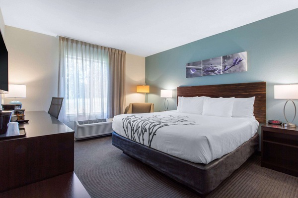 Habitació, 1 llit de matrimoni gran, no fumadors | Escriptori, espai de treball apte per a portàtils i cortines opaques