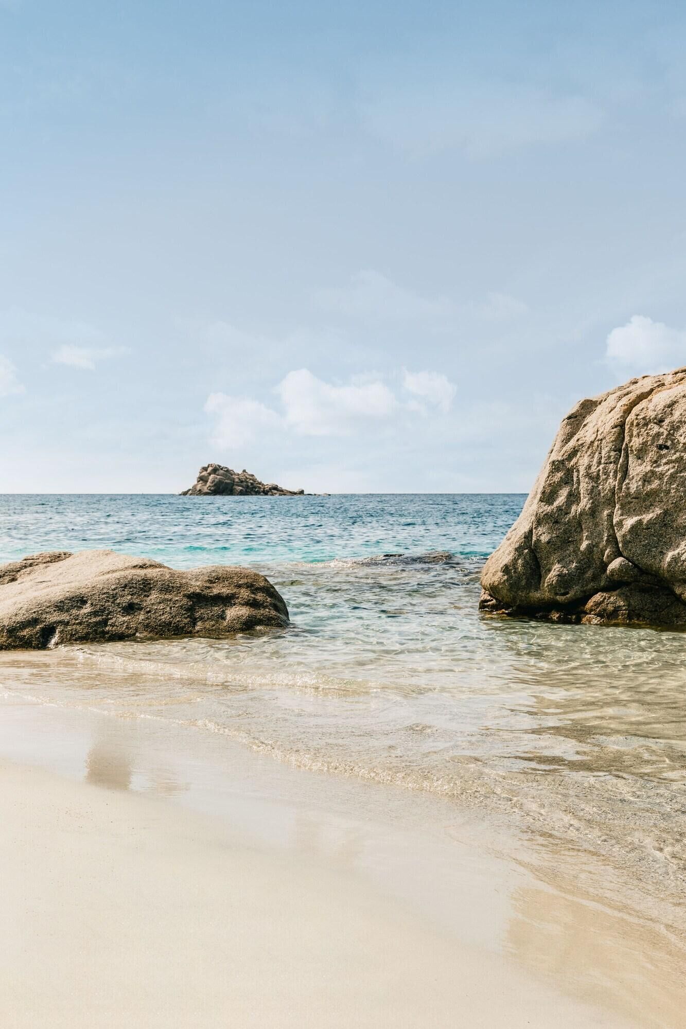Private beach
